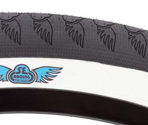 SE Bikes Bozack Tire - 32x2.4 Black/White WIRE/33/CHF
