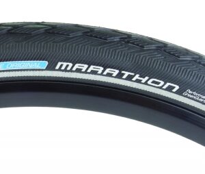 Schwalbe Marathon Performance Twin GreenGuard Tire - 20x1.5 Perf Gn-Guard BK/BK/REF Endurance E25 Wire