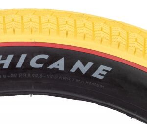 SE Bikes Chicane Tire - 26x3.5 Yellow/Black WIRE/72/MPC