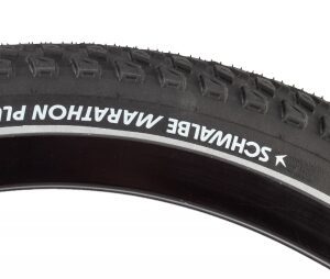Schwalbe Marathon Plus MTB Performance Twin SmartGuard Tire - 27.5x2.25 Perf Sm-Guard BK/BK/REF Dual E50 Wire (Q)