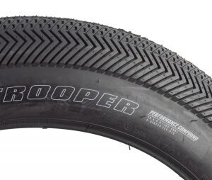Vee Tire Co. Trooper Tire - 20x4.0 Black/Black WIRE/26 OVER-RIDE/POWERWALL E25