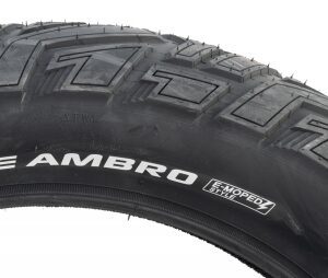 CST Premium Ride Ambro Tire - 20x4.0 Black/Black WIRE/60 2L/FL1.5 E50