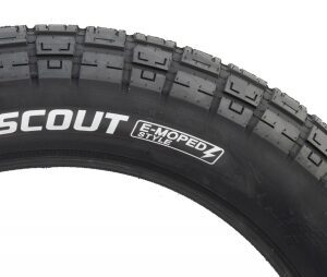 CST Premium Scout Tire - 20x4.0 Black/Black Wire E-Fat