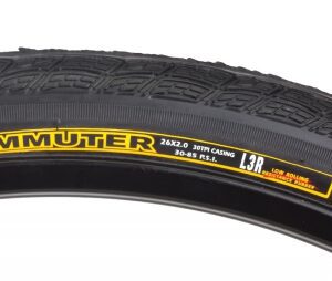 Sunlite Kommuter Tire - 26x2.0 Black/Black K1045 Komuter Wire