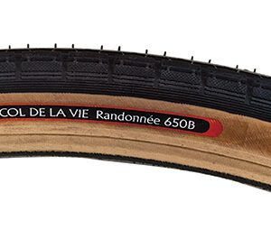 Panaracer Randonnee Tire - 26x1-1/2 650B 27.5 Wire BK/YSK