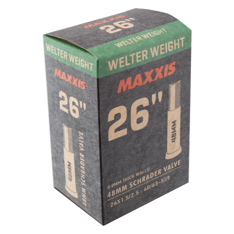 Maxxis Welterweight Tube - 26x1.5-2.5 SV 48mm MTB Removable-Core
