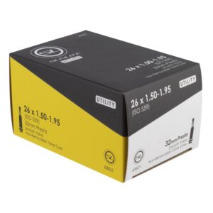 Sunlite Utili-T Standard Presta Valve Tubes - Utilit 26x1.50-1.95 PV32/SMTH/NRC FFW39mm
