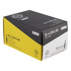 Sunlite Utili-T Standard Presta Valve Tubes - Utilit 26x2.00-2.40 PV32/SMTH/NRC FFW54mm