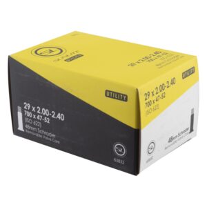 Sunlite Utili-T Standard Schrader Valve Tubes - Utilit 29x2.00-2.40 700x47-52 SV48 FFW56mm