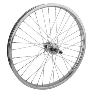 Wheel Master 20" Steel Juvenile Wheel - Rear 20x1.75 406x25 Steel Chrome 36 Steel FW 5/6/7sp 135mm 14gUCP