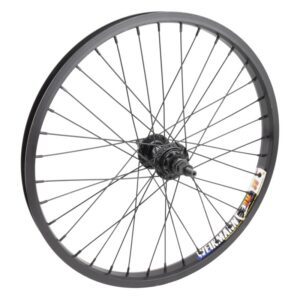 Wheel Master 20" Alloy BMX Wheel - Rear 20x1.75 406x24 Wei DM30 Black 36 Bk-Ops 9t Driver 3/8 Black 110mm 14gBK