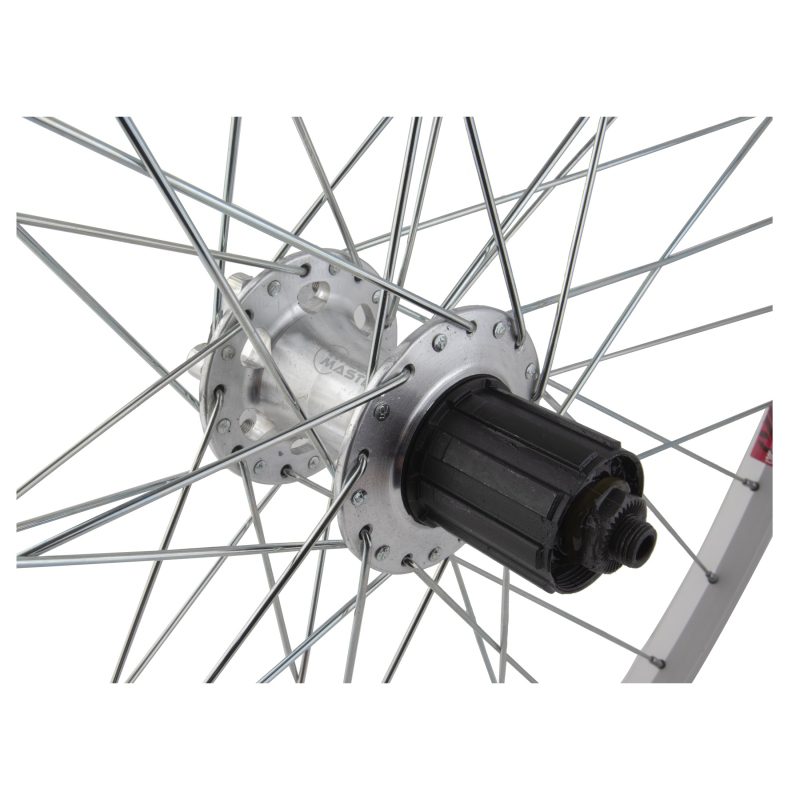Wheel Master 26" Alloy Mountain Disc Single Wall Wheel - Rear 26x1.5 559x19 Alloy Silver 36 Alloy 8-10sCAS 6B QR Silver 135mm 14gUCP