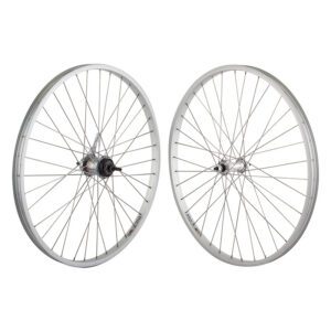 Wheel Master 26" Alloy Cruiser/Comfort Wheel - Pair 26x1.75 559x25 Wei AS7X Silver 36 Alloy BO 3/8 Silver Nex 3sp CB 120mm DTI2.0SL w/TRI...