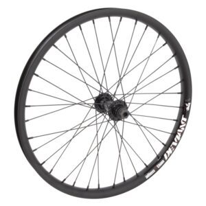 Alienation UL Wheel - Front 20 406x25 Deviant G69 Brakeless Matte Black 36 AN Tinman 3/8 Black 100mm SS2.0/1.8BK 16mmBK-BRASS
