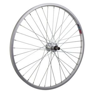 Wheel Master 24" Alloy Mountain Wheel - Rear 24x1.75 507x19 Alloy Silver 36 Alloy FW 5/6/7sp QR Silver 135mm 14gUCP