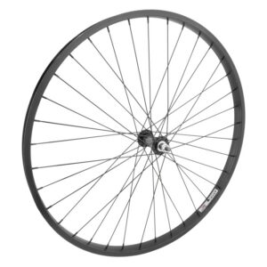 Wheel Master 27.5" Alloy Mountain Single Wall Wheel - Front 27.5 584x25 Alloy Black 36 WM MT5000 BO 3/8 Black 100mm 14gBK