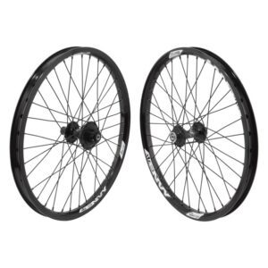 Wheel Master 20" Alloy BMX Wheel - Pair 20x1.75 406x21 Sun Envy Weld Black 36 Bk-Ops MX3200 1sp Cassette 16T Bolt Type Seal Black 110mm S...
