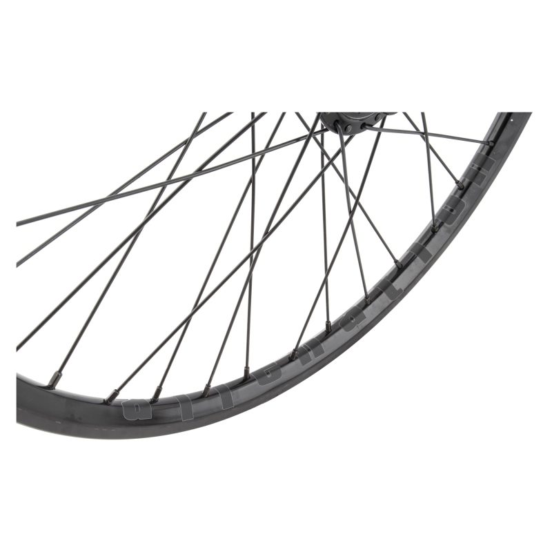 Wheel Master 20" Alloy Mini BMX Wheel - Pair 20x1-1/8 451x17 AN Mite G69 TCS Black 36 Bk-Ops MX3200 1sp Cassette 16T Bolt Type Seal Black...
