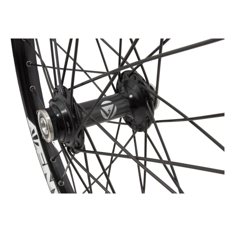 Wheel Master 20" Alloy Mini BMX Wheel - Pair 20x1-1/8 451x17 AN Mite G69 TCS Black 36 Bk-Ops MX3200 1sp Cassette 16T Bolt Type Seal Black...