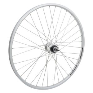 Wheel Master 26x1-3/8 Alloy Lightweight Single Wall Wheel - Rear 26x1-3/8 590x20 Wei ZAC20 Silver 36 S/A 3sp SS2.0SL w/SHIFTER And Trim Kit