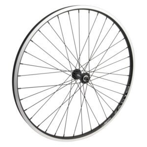 Wheel Master 26" Alloy Mountain Double Wall Wheel - Front 26x1.5 559x19 Wei ZAC19 Black Msw 36 WM MT5000 QR 100mm Black 14gBK