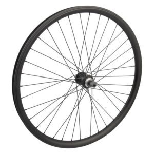 Wheel Master 26" Alloy Mountain Double Wall Wheel - Rear 26x1.75 559x25 HD BK/BK-MSW 36 WM MT5000 FW 5/6/7sp QR Black 135mm SS13gBK