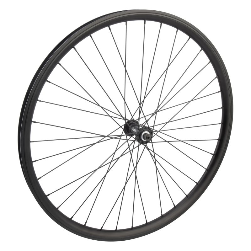 Wheel Master 700C/29" Alloy Hybrid/Comfort Double Wall Wheel - Rear 700x35 622x25 HD BK/BK-MSW 36 WM MT5000 FW 5/6/7sp QR Black 135mm SS1...