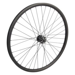 Wheel Master 700C/29" Alloy Hybrid/Comfort Disc Double Wall Wheel - Front 29 622x25 HD BK/BK-MSW 36 WM MT2000 6B QR Black 100mm SS13gBK