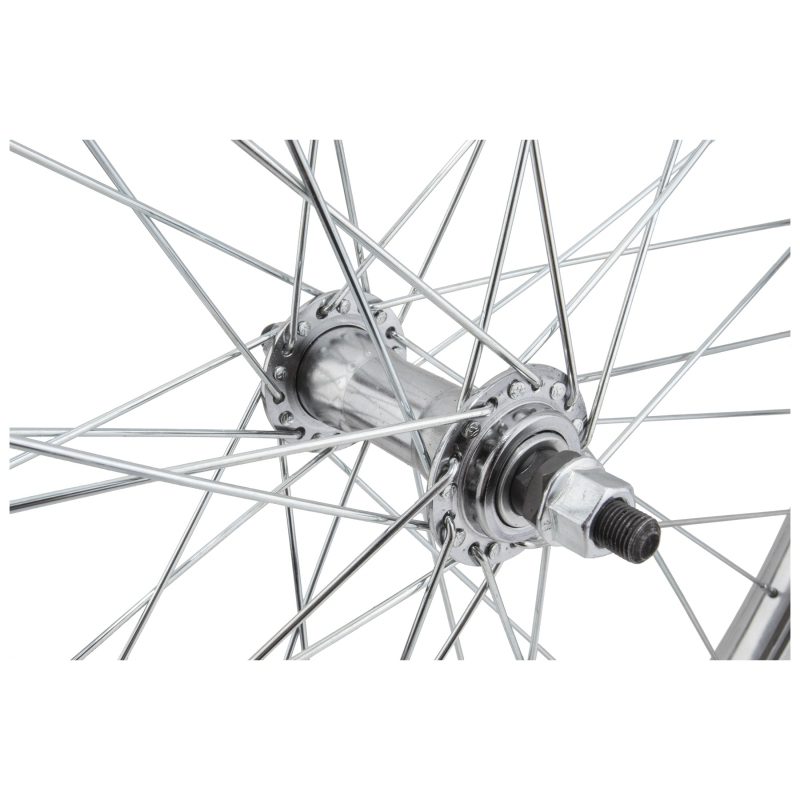 Wheel Master 26" Steel Cruiser/Comfort Wheel - Front 26x1.75 559x25 Steel Chrome 36 Steel BO 3/8 14gUCP