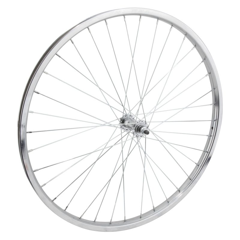 Wheel Master 26" Steel Cruiser/Comfort Wheel - Front 26x1.75 559x25 Steel Chrome 36 Steel BO 3/8 14gUCP