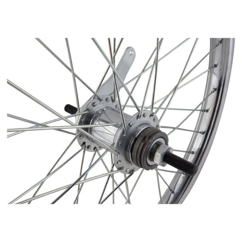 Wheel Master 20" Steel Juvenile Wheel - Rear 20x1.75 406x25 Steel Chrome 36 KT CB 110mm 14gUCP w/TRIM Kit