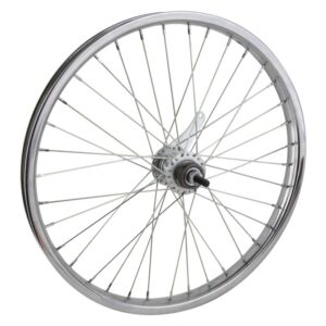 Wheel Master 20" Steel Juvenile Wheel - Rear 20x1.75 406x25 Steel Chrome 36 KT CB 110mm 14gUCP w/TRIM Kit
