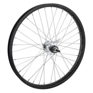 Wheel Master 20" Steel Juvenile Wheel - Rear 20x1.75 CB Black W/TRIM