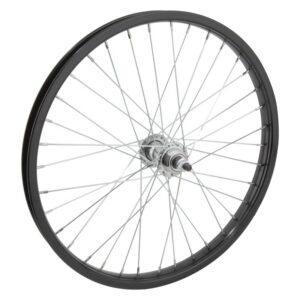 Wheel Master 20" Steel Juvenile Wheel - Rear 20x1.75 SF Freewheel Black