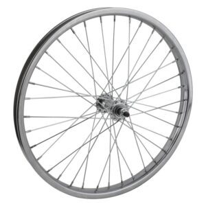 Wheel Master 20" Steel Juvenile Wheel - Front 20x1.75 406x25 Steel Chrome 36 Steel BO 3/8 14gUCP