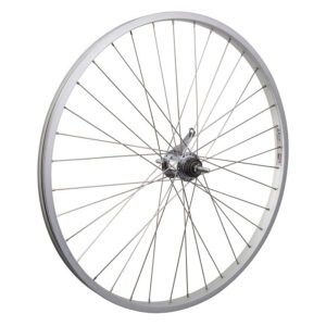 Wheel Master 26" Alloy Cruiser/Comfort Wheel - Rear 26x1.75 559x25 Alloy Silver 36 Shi CB 110mm SS2.0SL w/TRIM Kit