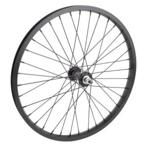 Wheel Master 20" Alloy BMX Wheel - Front 20x1.75 406x19 Alloy Black 36 Alloy BO 3/8 Black 14g Black