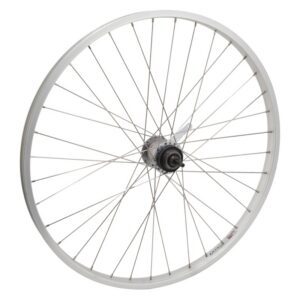 Wheel Master 26" Alloy Cruiser/Comfort Wheel - Rear 26x1.75 559x25 Alloy Silver 36 Nex 3sp CB 120mm SS2.0SL w/TRIM Kit & Shifter