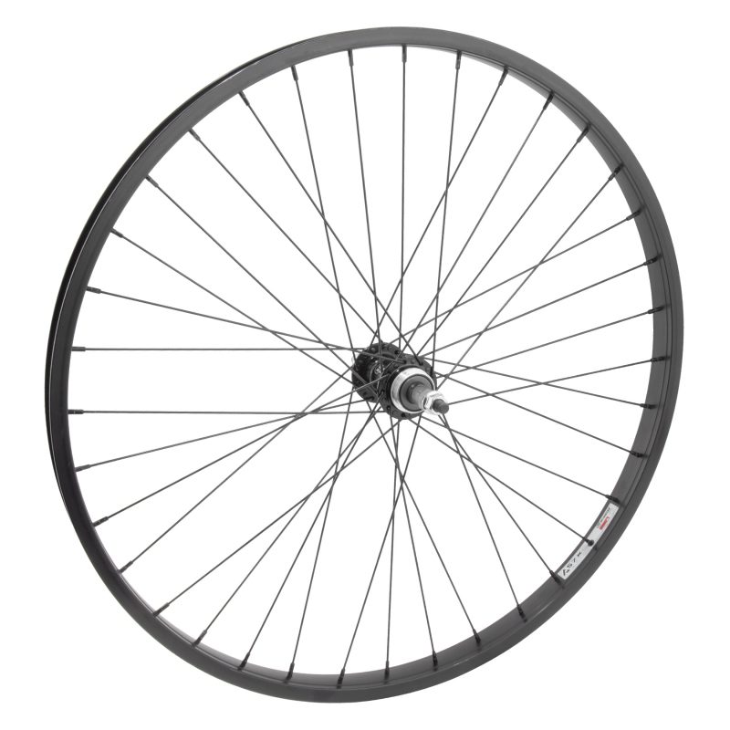 Wheel Master 26" Alloy Cruiser/Comfort Wheel - Rear 26x1.75 559x25 Alloy Black 36 Alloy FW 5/6/7spBO Black 14gBK