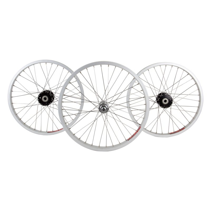 Wheel Master 20" Trike Wheel - 20x1.75 406x25 Alloy Silver 36 Alloy 3/8 BO 15mm Black SS2.0SL
