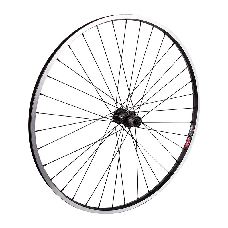 Wheel Master 700c/29" Alloy Hybrid/Comfort Single Wall Wheel - Rear 700x35 622x19 Alloy Black Msw 36 WM MT5010 8-10sCAS QR Black 135mm 14gBK