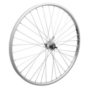 Wheel Master 26x1-3/8 Alloy Lightweight Single Wall Wheel - Rear 26x1-3/8 590x20 Wei ZAC20 Silver 36 KT CB 110mm 14gUCP w/TRIM Kit