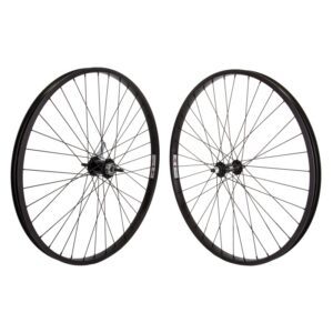 Wheel Master 26" Alloy Cruiser/Comfort Wheel - Pair 26x1.75 559x25 Wei AS7X Black 36 Alloy BO 3/8BK KT Alloy CB 110mm Black DTI2.0BK w/TR...