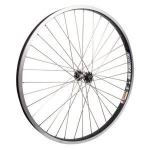 Wheel Master 26" Alloy Mountain Double Wall Wheel - Front 26x1.75 559x24 Wei DM30 Black 36 Alloy QR Black 12gSS