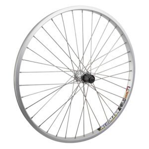 Wheel Master 26" Alloy Mountain Double Wall Wheel - Rear 26x1.75 559x24 Wei DM30 Silver 36 ALY8-10sCAS Silver 135mm 12gSS