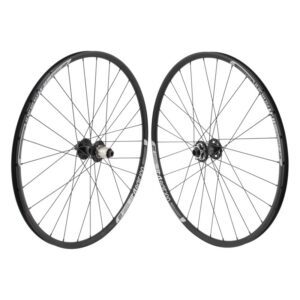 Wheel Master 27.5" Alloy Mountain Disc Double Wall Wheel - Pair 27.5 584x20 DT XR331 Black 28 OR8 MT3100 8-10sCAS 6B 15mm 12mm Seal Black...
