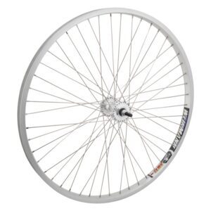 Wheel Master 26" Alloy Cruiser/Comfort Wheel - Front 26x1.75 559x24 Wei DM30 Silver 48 Alloy BO Silver 100mm SS2.0SL