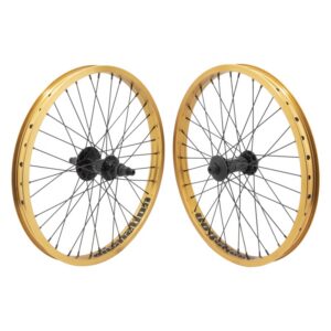 Alienation Trooper Wheel - Pair 20 406x27 Felon Gold Nmsw 36 AN Illuminati 9T Rhd 3/8-FT 14mm-RR Black 110mm SS2.0BK 16mmBK-BRASS w/FT&RR...