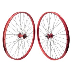 SE Bikes 29in Wheel Set - Pair 29 622x36 DUB Monster RIPPER(20) Red Nmsw 36 1sCAS 6B LOOSE(F) SEAL(R) 3/8 Red 110mm 142mm SS2.0BK