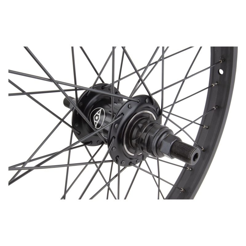 Alienation Pariah Wheel - Rear 20 406x27 Black Sheep Black Nmsw 36 AN Rush V3 Freecoaster 9T Rhd 14mm Matte Black 110mm SS2.0BK 14mmSL-BRASS